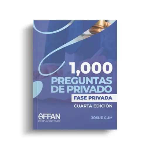 AFFAN - LIBRO 1000 PREGUNTAS FASE PRIVADA (CUARTA EDICIÓN)