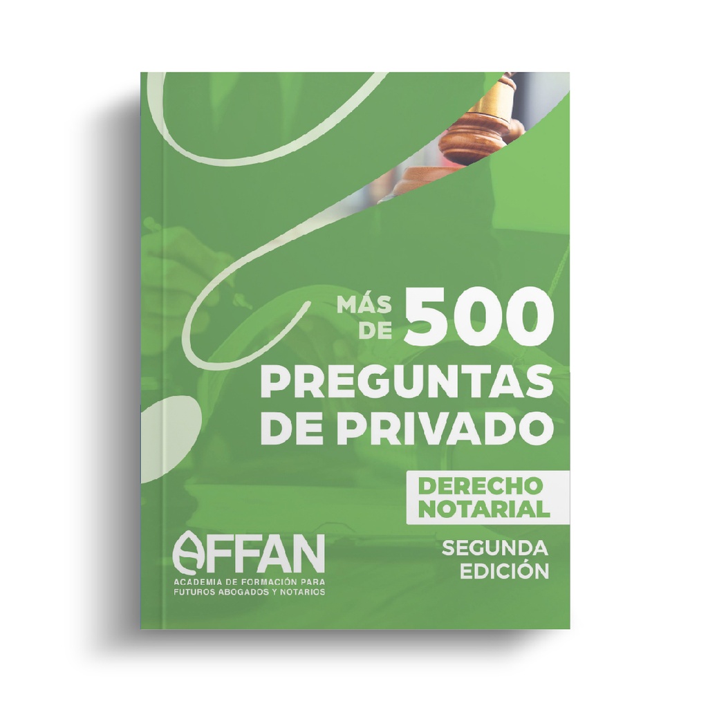 ​​​LIBRO 500 PREGUNTAS DERECHO NOTARIAL (SEGUNDA EDICIÓN)