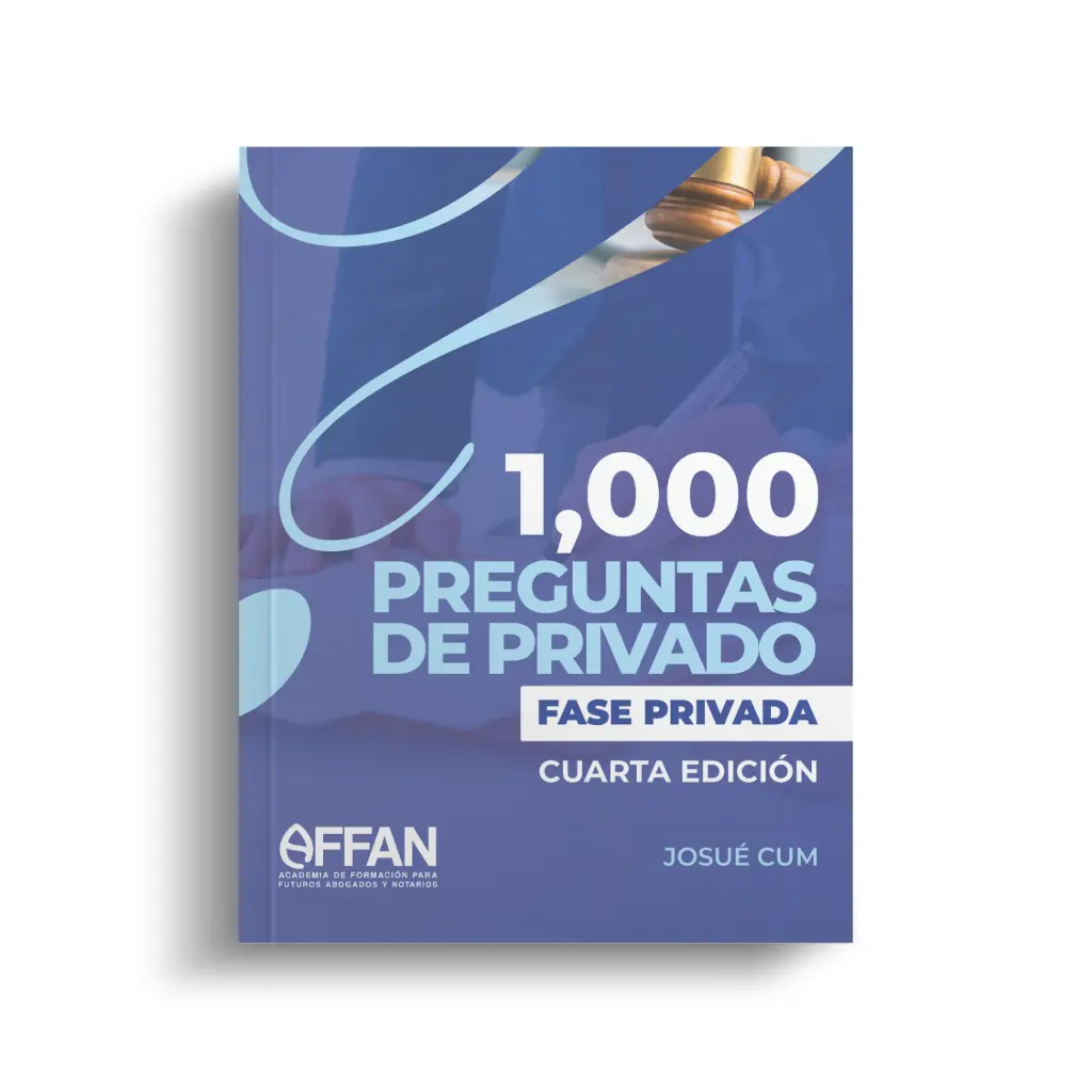 LIBRO 1000 PREGUNTAS FASE PRIVADA (CUARTA EDICIÓN)