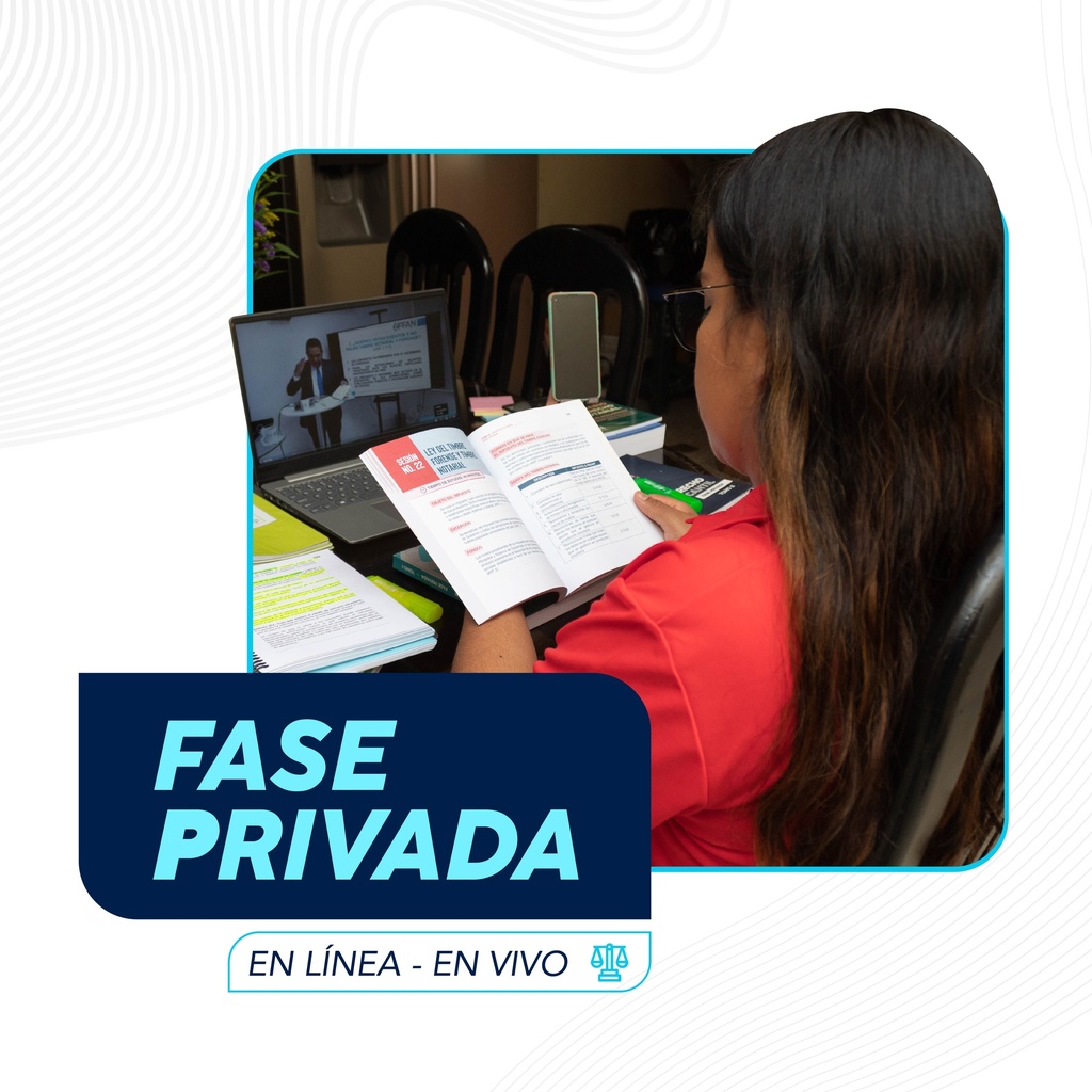CURSO EN VIVO FASE PRIVADA PLAN BÁSICO (OCTUBRE-MARZO)