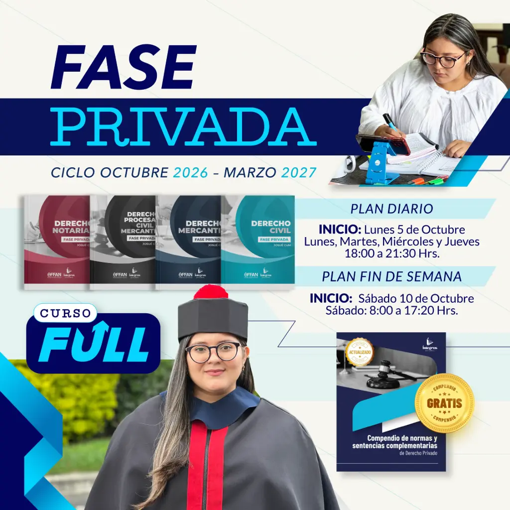 CURSO FULL FASE PRIVADA (OCTUBRE-MARZO)