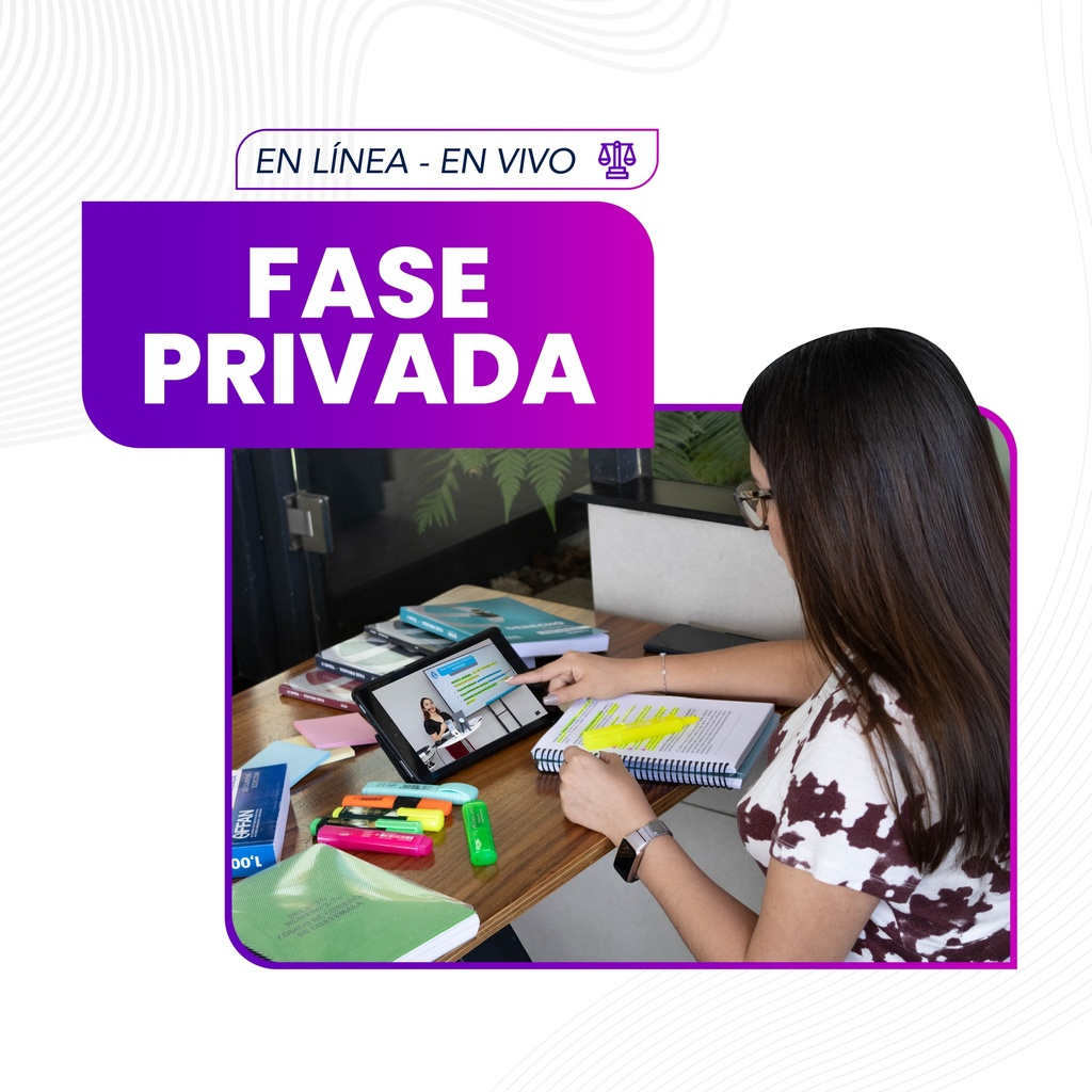 CURSO EN VIVO FASE PRIVADA PREMIUM (OCTUBRE-MARZO)