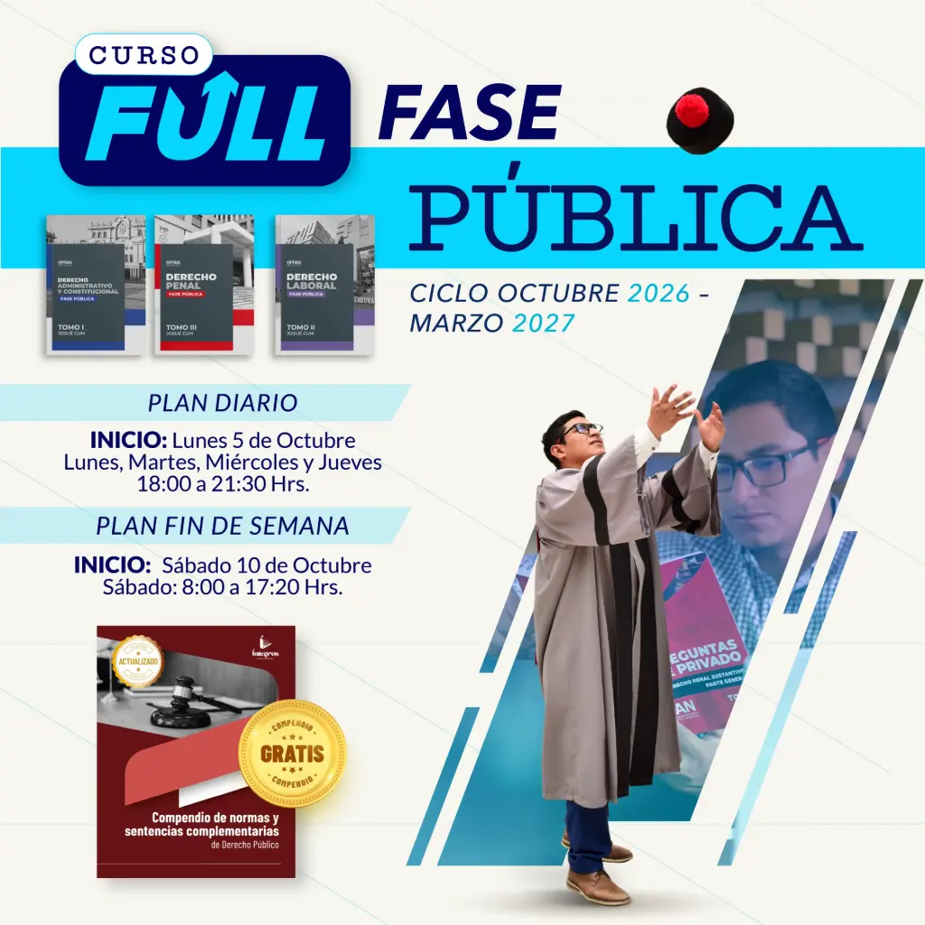 CURSO FULL FASE PÚBLICA (OCTUBRE-MARZO)