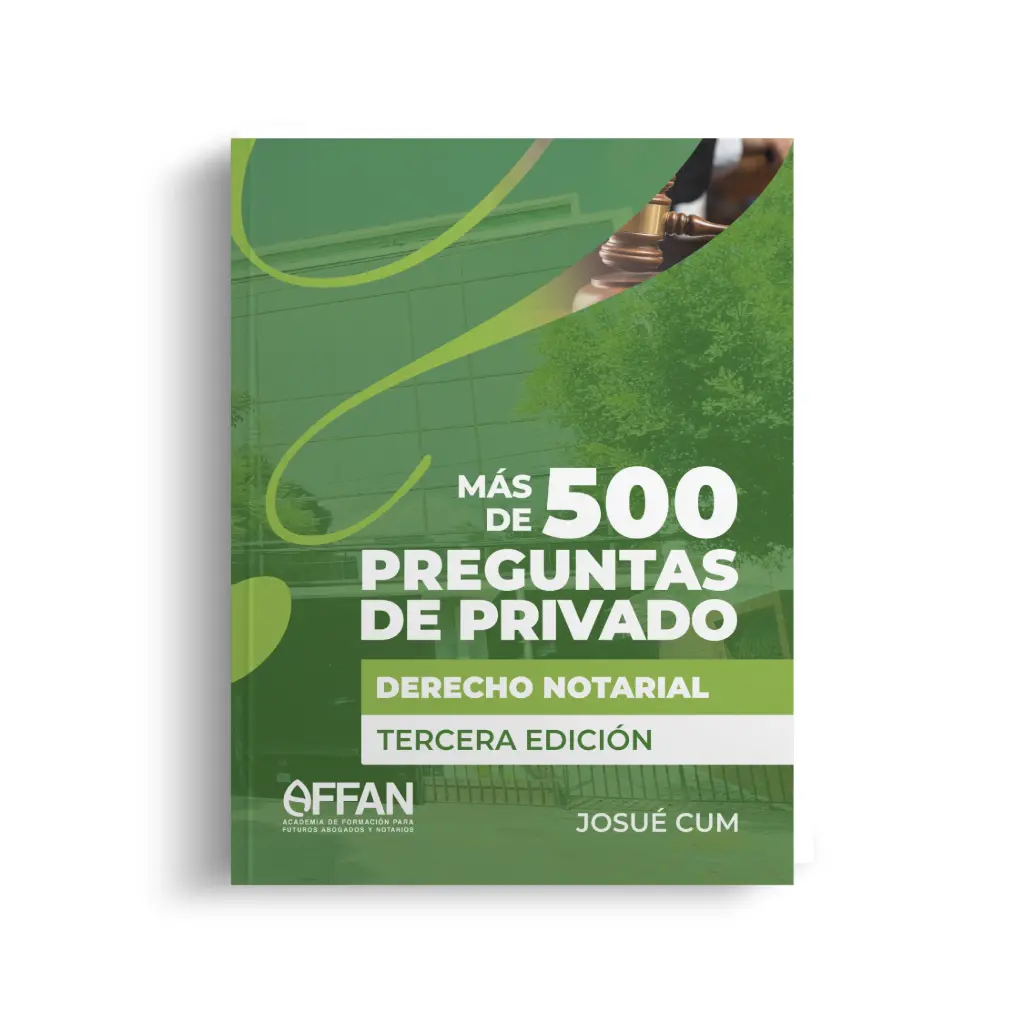 ​​​LIBRO 500 PREGUNTAS DERECHO NOTARIAL (TERCERA EDICIÓN)