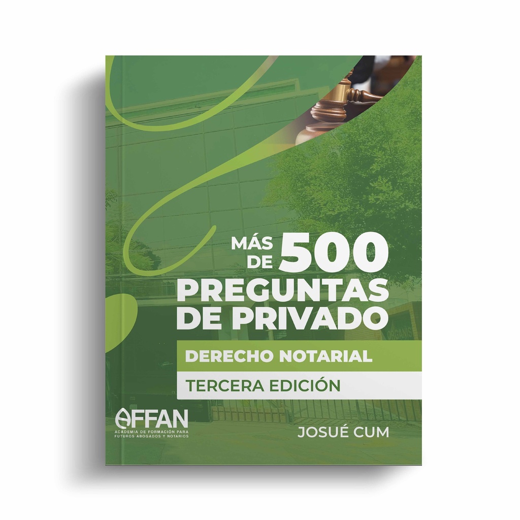 ​​​LIBRO 500 PREGUNTAS DERECHO NOTARIAL (TERCERA EDICIÓN)